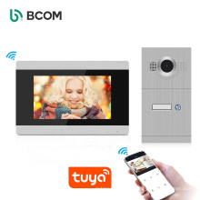 Bcom fast delievery ip touch screen visível interfone com painel de estação externa para uso doméstico